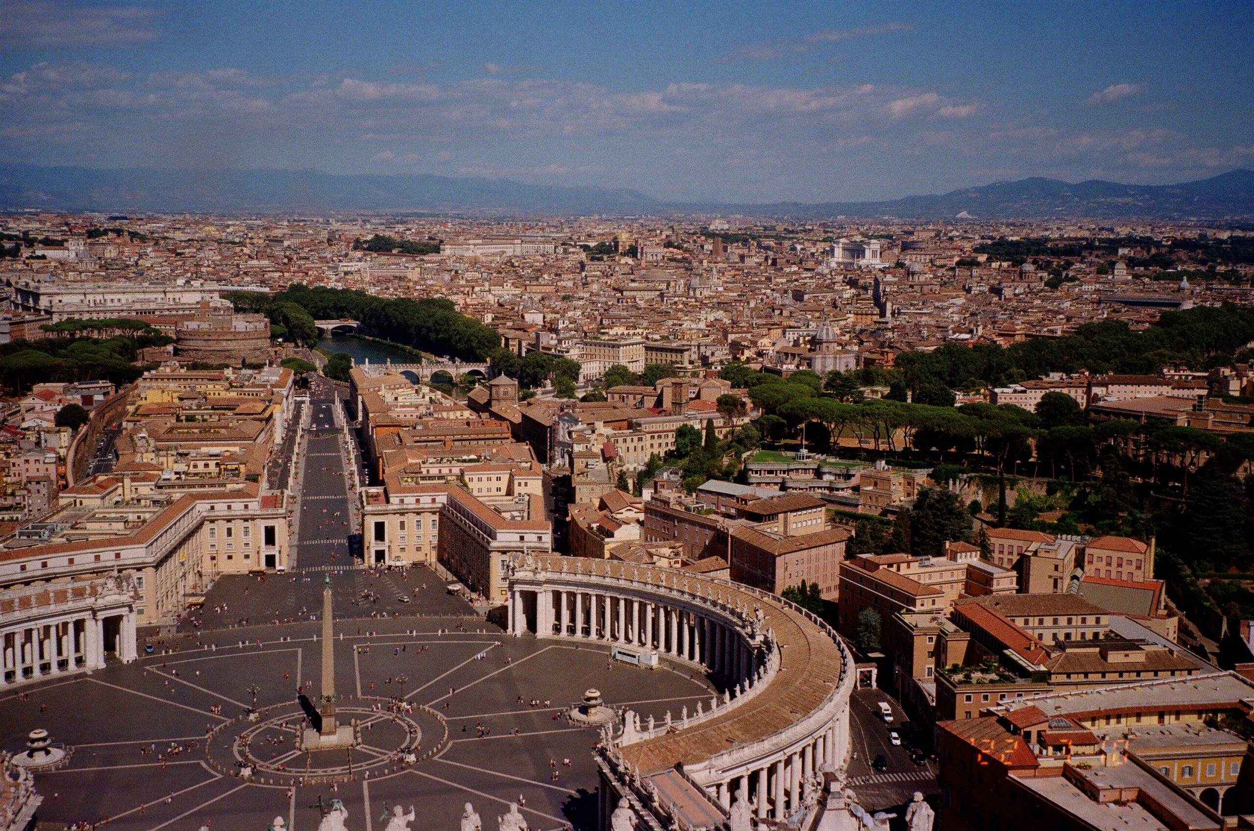 View from St. Peter's Basilica in Rome, 2022 [No, I don't live in Rome–if only!]